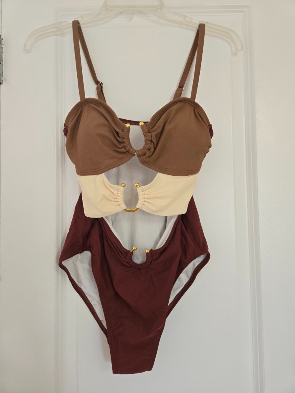 NWT EoMENIE one piece swimsuit, size Small